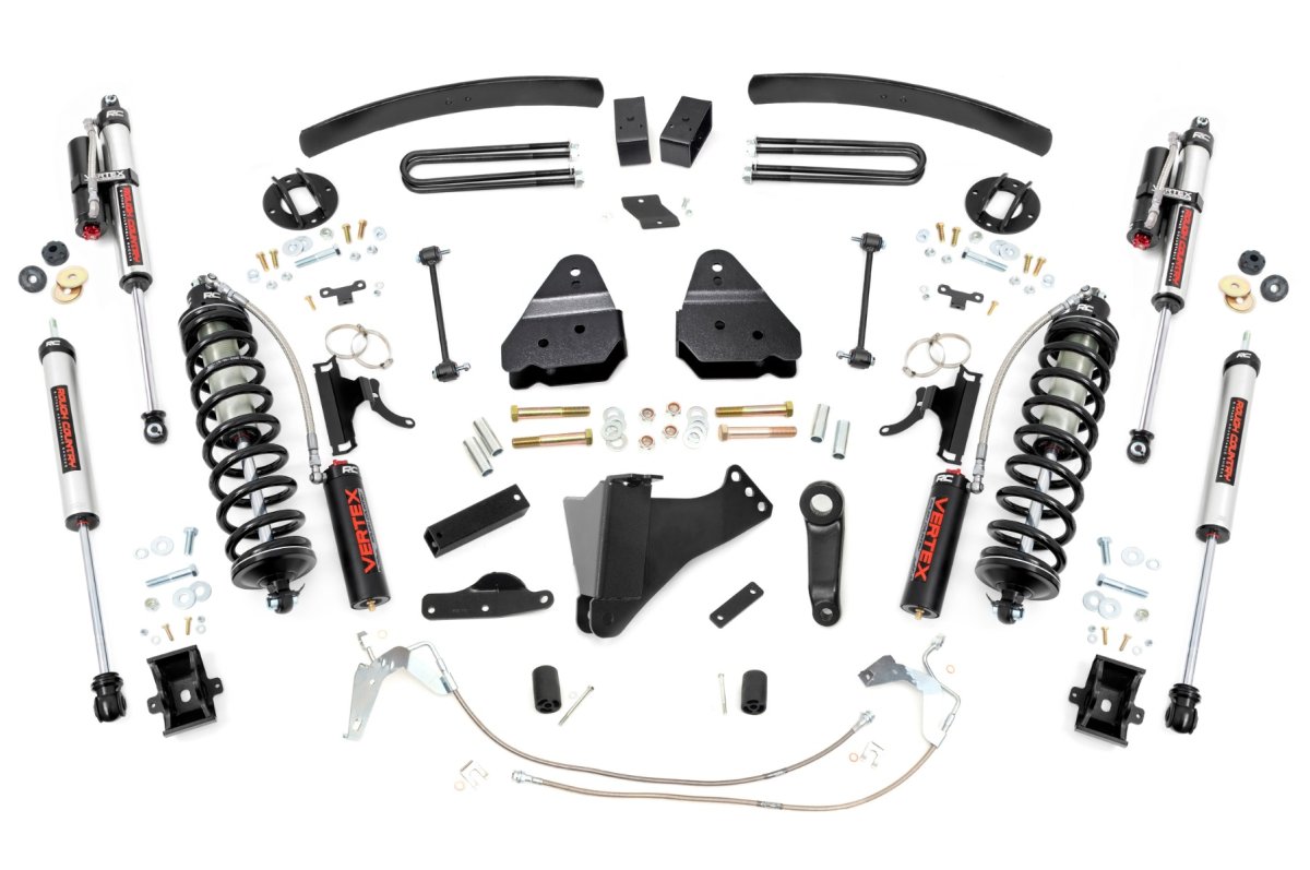 Ford F-250 Super Duty Suspension Lift Kit - Rough Country - 6 Inch Lift Kit + C/O Vertex - '08-'10